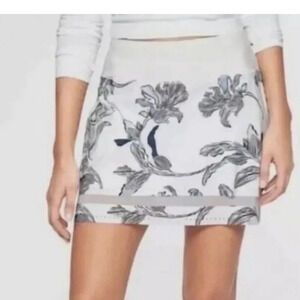 Athleta Print Laser Run Skort Tennis Floral Nouveau Women